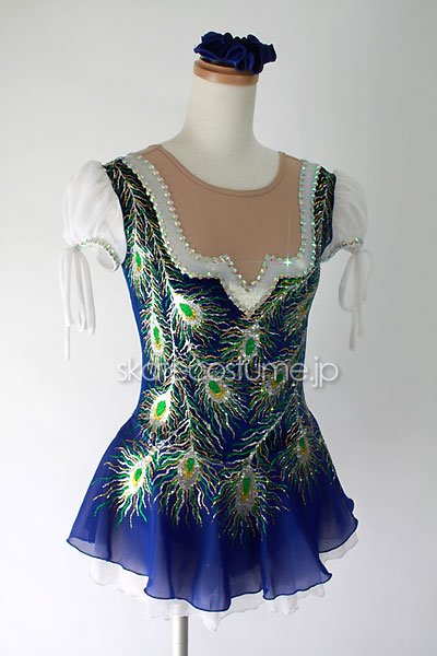 フィギュアスケート衣装 Vct 028ロイヤルブルー スケートコスチュームdd