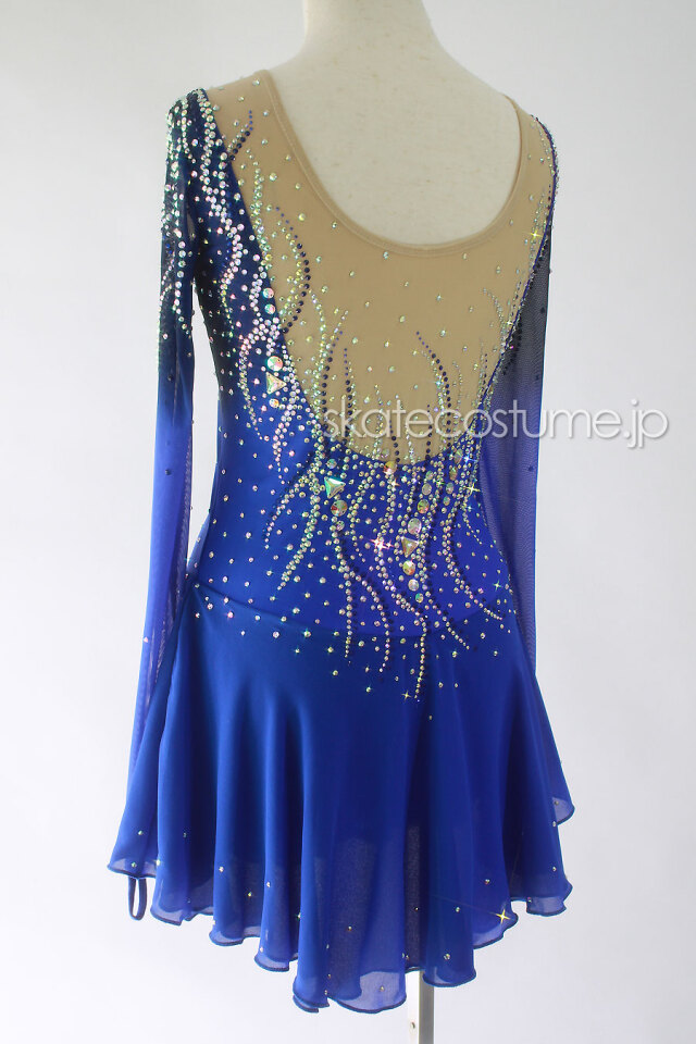 フィギュアスケート衣装 フィギュアスケート衣装 ライトブルー FRY-254 スケート