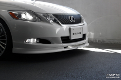 レクサス GS 350/450h/460後期(GRS/GWS/URS19#) SKIPPER(スキッパー) エアロパーツ SKPDEZIGN SLS フロントリップスポイラー FRP 素地