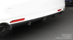 SKIPPER】『リアアンダーディフューザー[FRP製]/トヨタ・マークX(GRX13