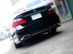 SKIPPER SKPDEZIGN SLSエアロパーツ『リアアンダースポイラーFRP素材』レクサスLS600h/LS600hL後期(UVF45/46型)