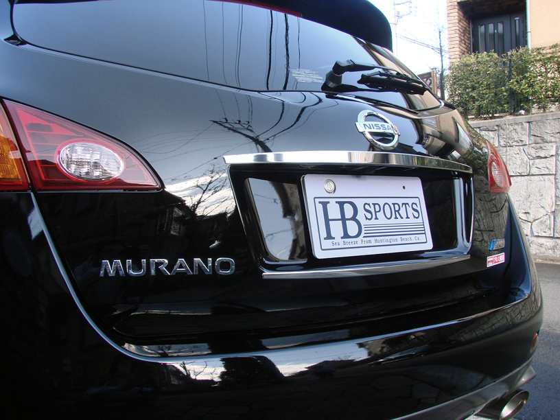 『リアライセンスアクセント』日産 ムラーノ(Z51系)用【BOOM ENTERPRISES】
