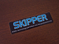 【SKIPPER】 ドレスアップアクセサリー『スキッパーステッカー[青]』