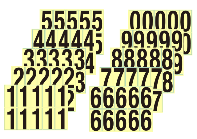 数字シール（0-9セット）