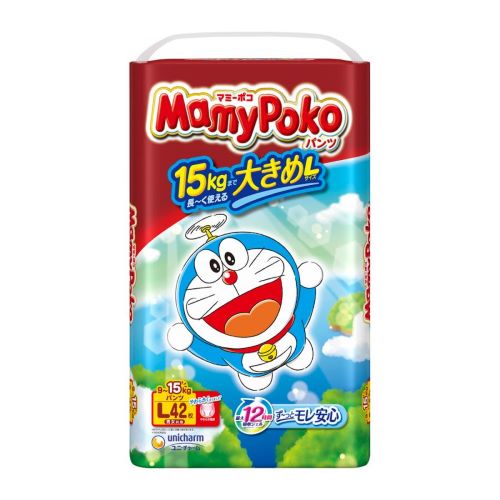 【送料無料】ユニ・チャーム マミーポコパンツ L ドラえもん 42枚×4個（1パック）