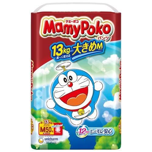 【送料無料】ユニ・チャーム  マミーポコパンツＭ50枚ドラえもん×3個 (1ケース)