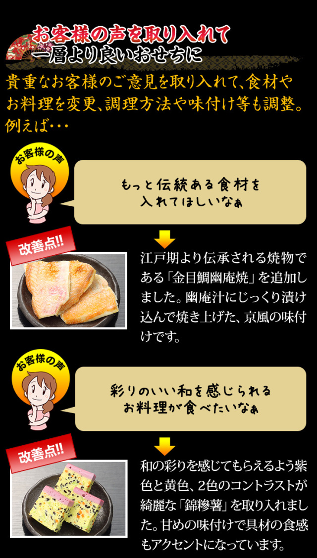 おせち：京都東山 料亭「道楽」監修特大重 福来重 新玉の息吹【206】
