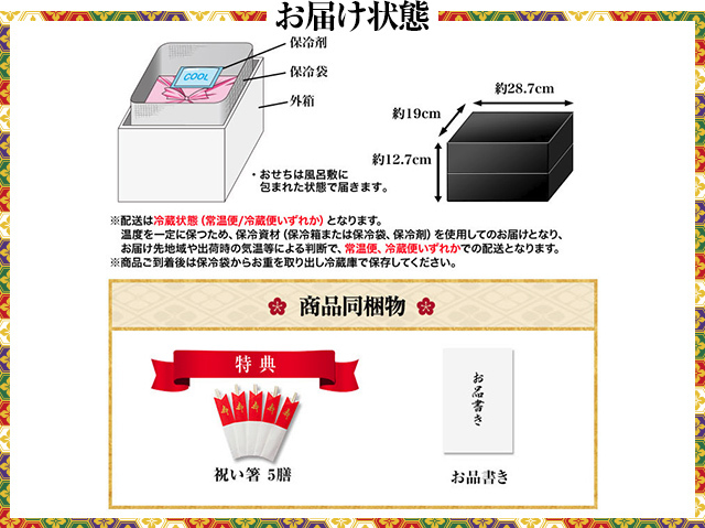 京都御所南 京料理 やまの 監修三箱二段重 珠天箱