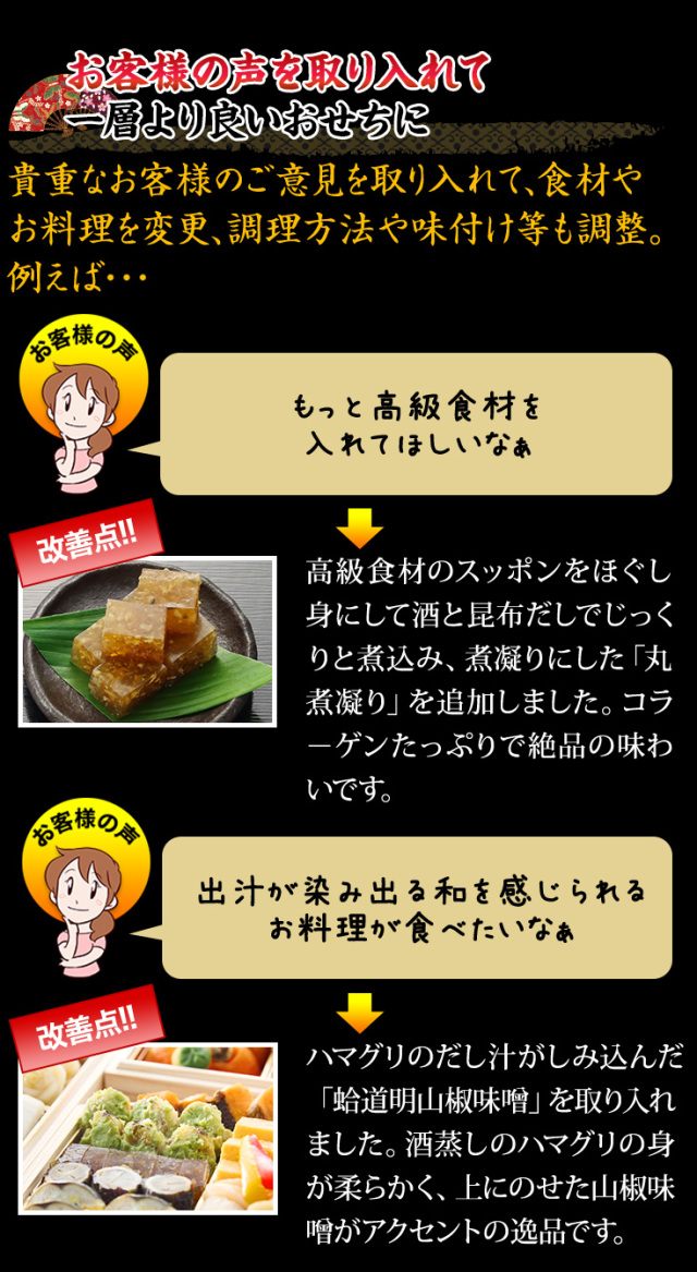 おせち：道楽十四代政治郎完全監修 伝統京おせち うかたま【599】