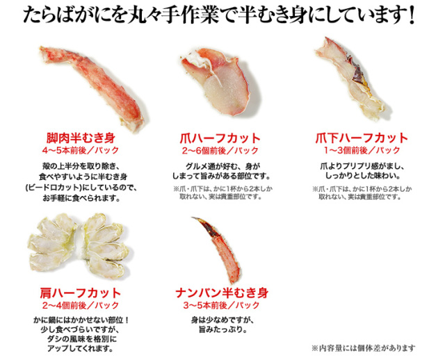 604 超特大プレミアム9l 生たらば半むき身満足セット 1 8kg超 総重量約2 3kg 604 超特大プレミアム9l 生たらば半むき身満足セット 1 8kg超 総重量約2 3kg