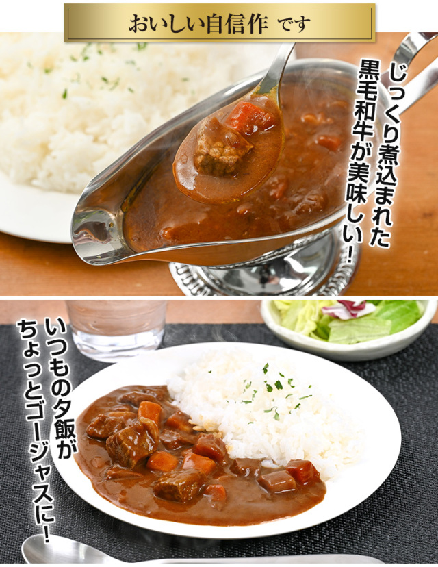 748：鳥取県産黒毛和牛使用 大山ビーフカレー8食セット