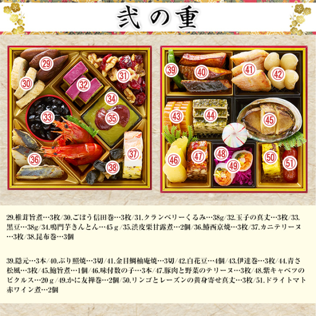 おせち：京都東山「東山荘」監修おせち 福重【765】