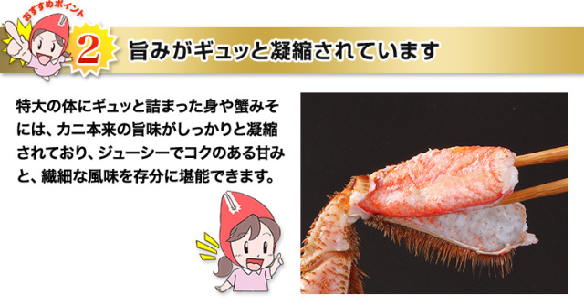 769：特大 北海道浜茹で毛がに姿1杯(約800g)