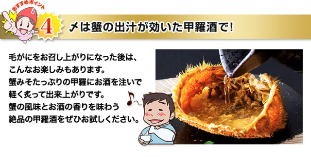 769：特大 北海道浜茹で毛がに姿1杯(約800g)