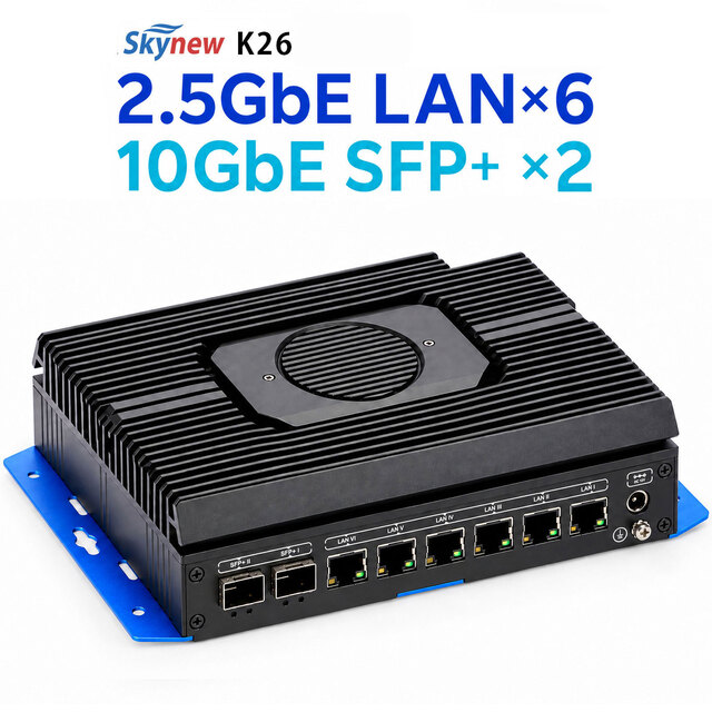K26|Core i5-1235U|16GB|512GB NVMe|OSなし|2.5GbE LAN×6・10GbE SFP+×2 Skynew