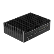 Skynew ファンレス ミニPC 静音 Celeron 5205U/8GB/256GB 低消費電力 OS未搭載 RTC / Wake On Lan / PXE Boot / LAN x 6 業務用 K16