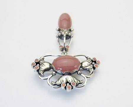 ジョージ ジェンセン］ ブローチ、ペンダント ＃90 （クォーツ）