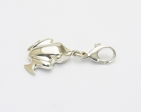 新品・未使用 ジョージジェンセン ☆チャーム(フィッシュ) ヴィンテージアクセサリー デンマーク GEORG JENSEN(ジョージ