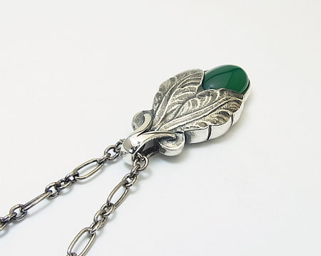 ジョージ ジェンセン] 2008 イヤーペンダント （グリーン