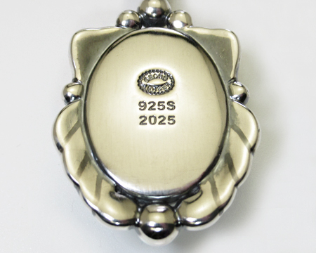 ２０２５年　ジョージジェンセン　シルバーペンダント Georg Jensen 2025 ジョージジェンセン イヤーペンダント