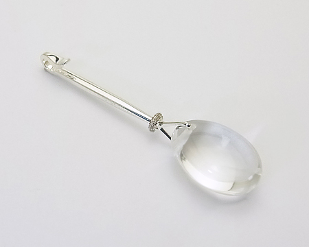 ジョージ ジェンセン] ペンダント デュウ・ドロップ ＃128 （ロック  