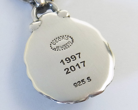ジョージジェンセン 美品　イヤーペンダント 1997   北欧デンマーク1997'sGeorg JensenジョージジェンセンHeritage