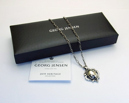 ジョージ ジェンセン] 2019 イヤーペンダント （シルバーストーン） 