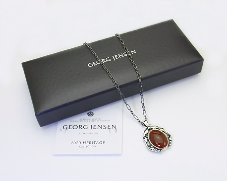 激レア 美品 ジョージジェンセン 2020 イヤー ペンダント ネックレス Georg Jensen ジョージジェンセン 2020 イヤーペンダント