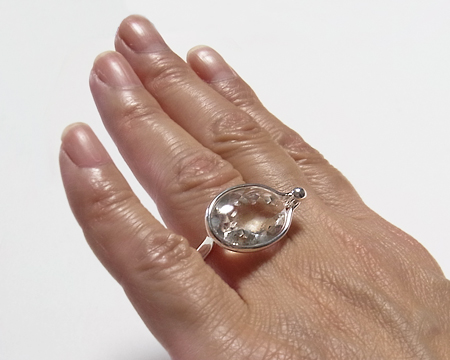 ジョージ ジェンセン] リング サヴァンナ （ロッククリスタル） 