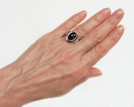 ジョージ ジェンセン] リング ＃46B （ヘマタイト） 