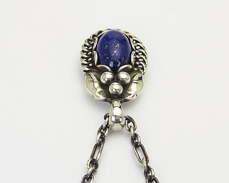 ジョージ ジェンセン] 1992 イヤーペンダント （ラピスラズリ）