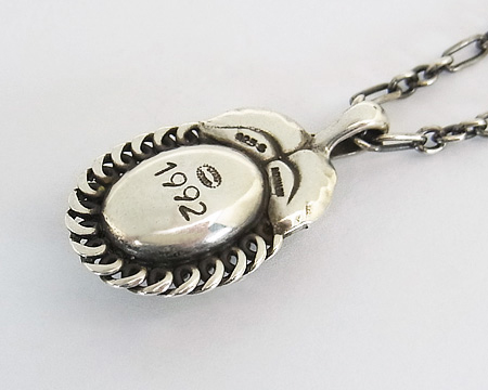 ジョージ ジェンセン] 1992 イヤーペンダント （ラピスラズリ）