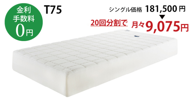 T75 - マニフレックス公式オンラインストア