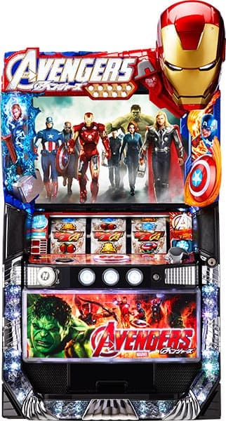 京楽ぱちスロ　アベンジャーズＫＢ実機　【コイン不要機付き】