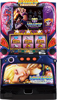 送料無料！ロリポップチェーンソー 5号機 不要機付 藤商事 藤商事 パチスロ ロリポップチェーンソー実機 【コイン不要機付き】