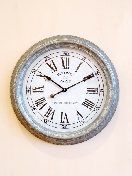 ブリキ・ウォールクロック-L：BR-32