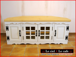 フレンチカントリー家具＆カントリー調ナチュラル家具「コーナーテレビ