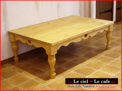 こたつテーブル ろくろ脚