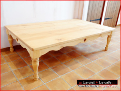カントリー家具＆パイン家具こたつテーブルW150／Le cafe（ろくろ脚）