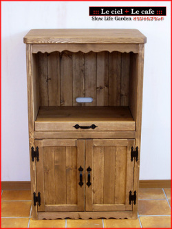 カントリー家具レンジ台W60（B）／Le cafe