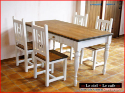 ダイニングテーブルセット ダイニングセット ろくろ脚