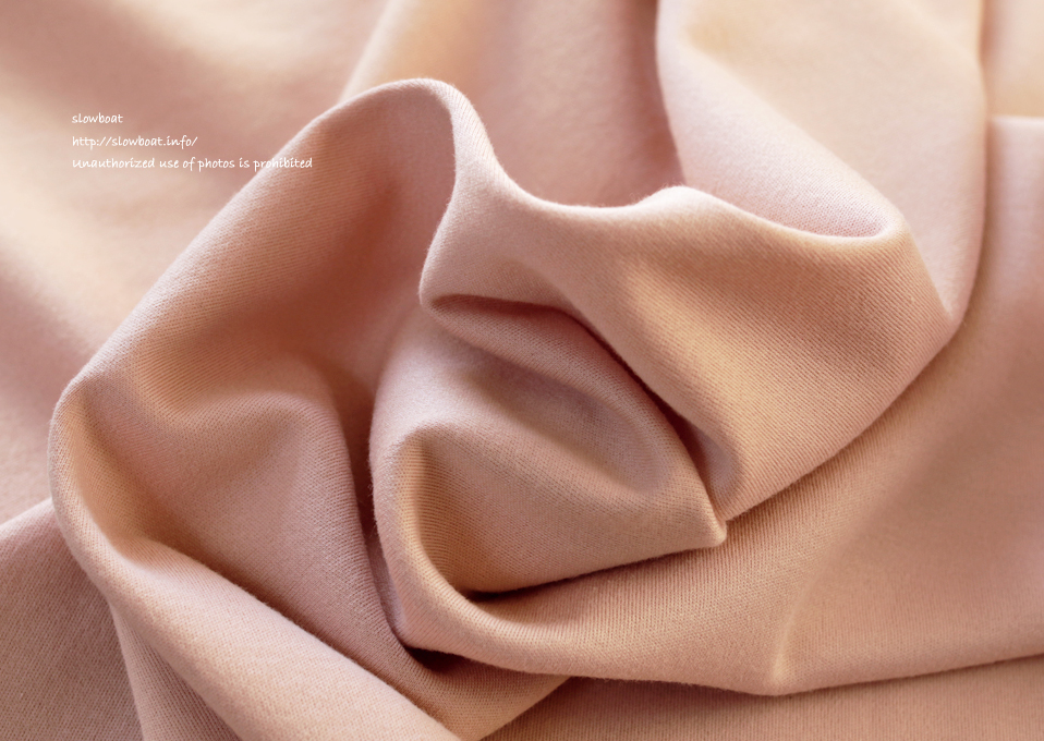 マニアックヤーン100/2スビンスムース 無地 【ピーチ】