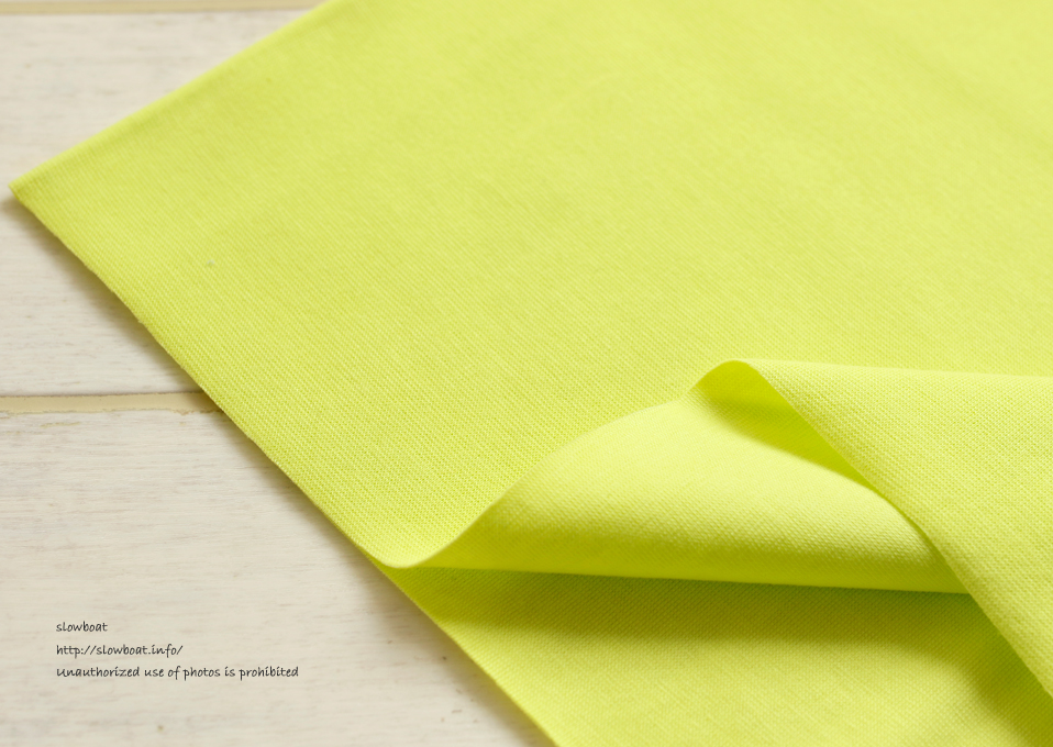 ★４０/スパンフライス ネオンイエロー