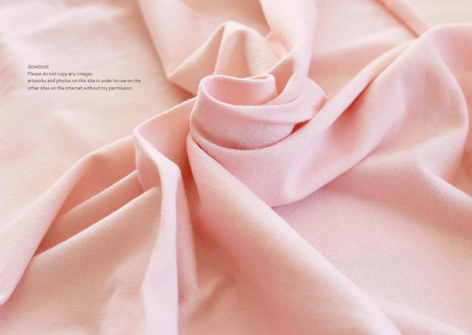 ４０/２天竺 無地 【ミルキーピンク】