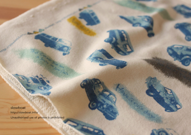 ４０/１０裏毛 ヒストリックカー【ブルー】