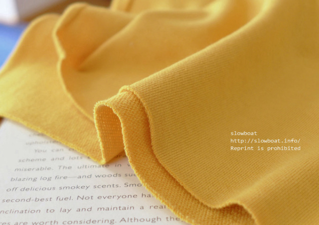 ミニ裏毛 無地 【ミモザ】