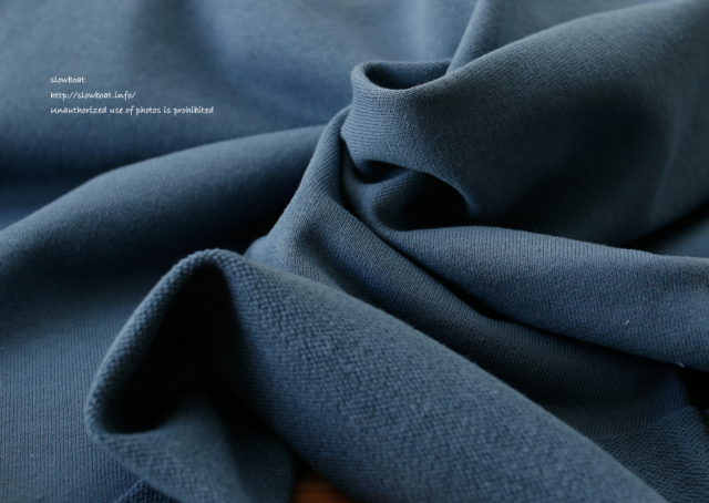 ミニ裏毛 無地 【ホーリーブル―】