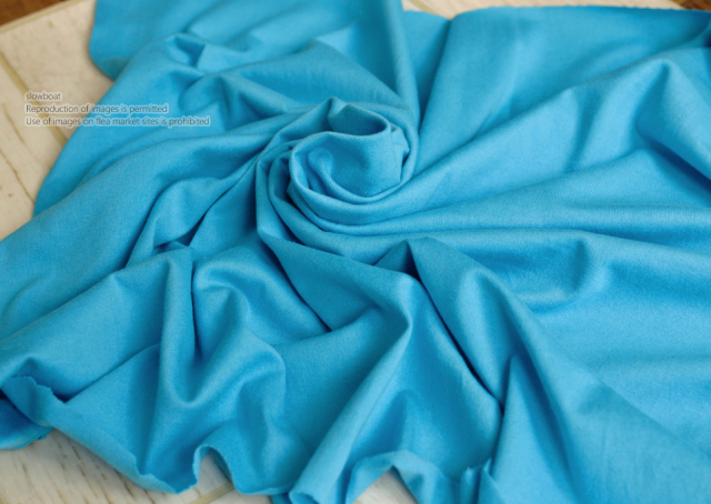 ４０/２天竺 無地 【★クラリスブルー】