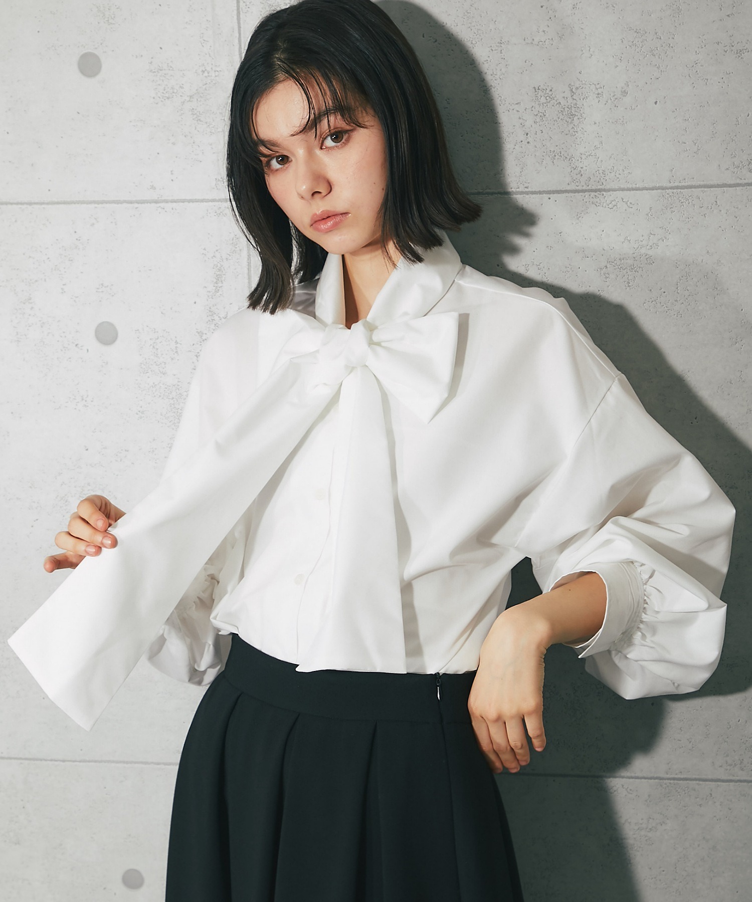 ボウタイブラウス 【品番:as3121】