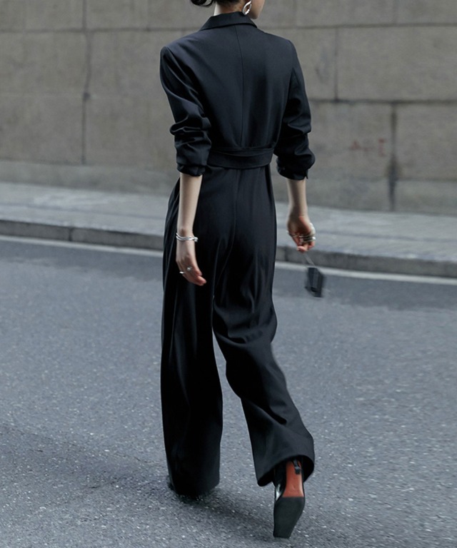 オールインワンロング丈ワイドパンツドレス ANOTHER S【品番: as2-355】